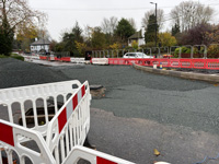 The Autumn months were plagued by major roadworks at the Tollgate Gyratory junction.